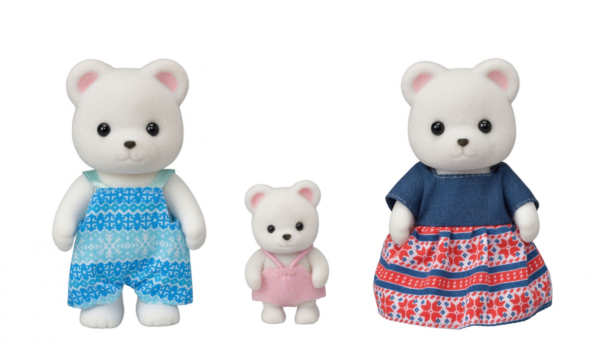Sylvanian Families Familie ijsbeer - 5396 - Speelgoedfiguren kinderen - Meerkleurig