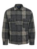 JACK & JONES Tussenjas 'JORRoxbury' beige / antraciet / grijs gemêleerd