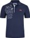Jan Vanderstorm heren Poloshirt - 7XL - donkerblauw - Katoen