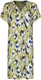 Pastunette - Jurk - Tides - EcoVero Viscose - Korte mouw - Groen - Maat 44