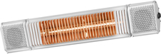Eurom Heat and Beat - White - Wall-mounted Patio Heater - 2000W - IP65
