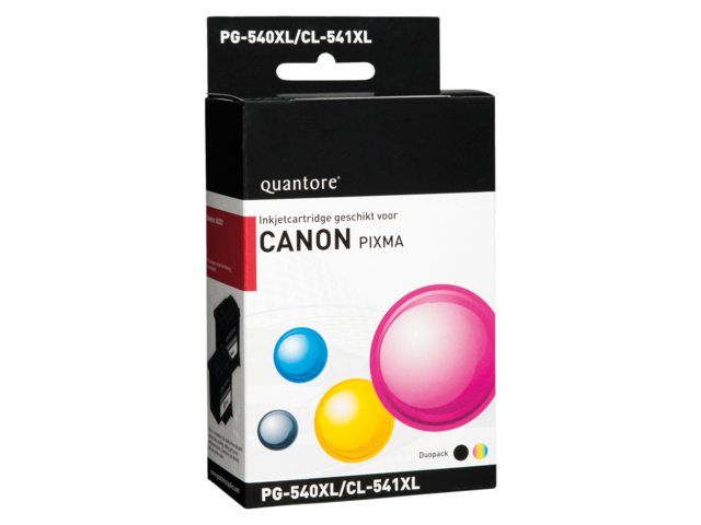Quantore ink cartridge Canon PG-540 XL / CL-541 XL black color HC