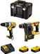 DeWALT set DWK223 (DCD996 + DCH273 + 2 x 5,0 Ah accu's + DCB115 oplader + TSTAK VI opbergbox)