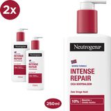 Neutrogena Intense Repair Cica Body Balsem - Noorse Formule - 2 x 250 ml