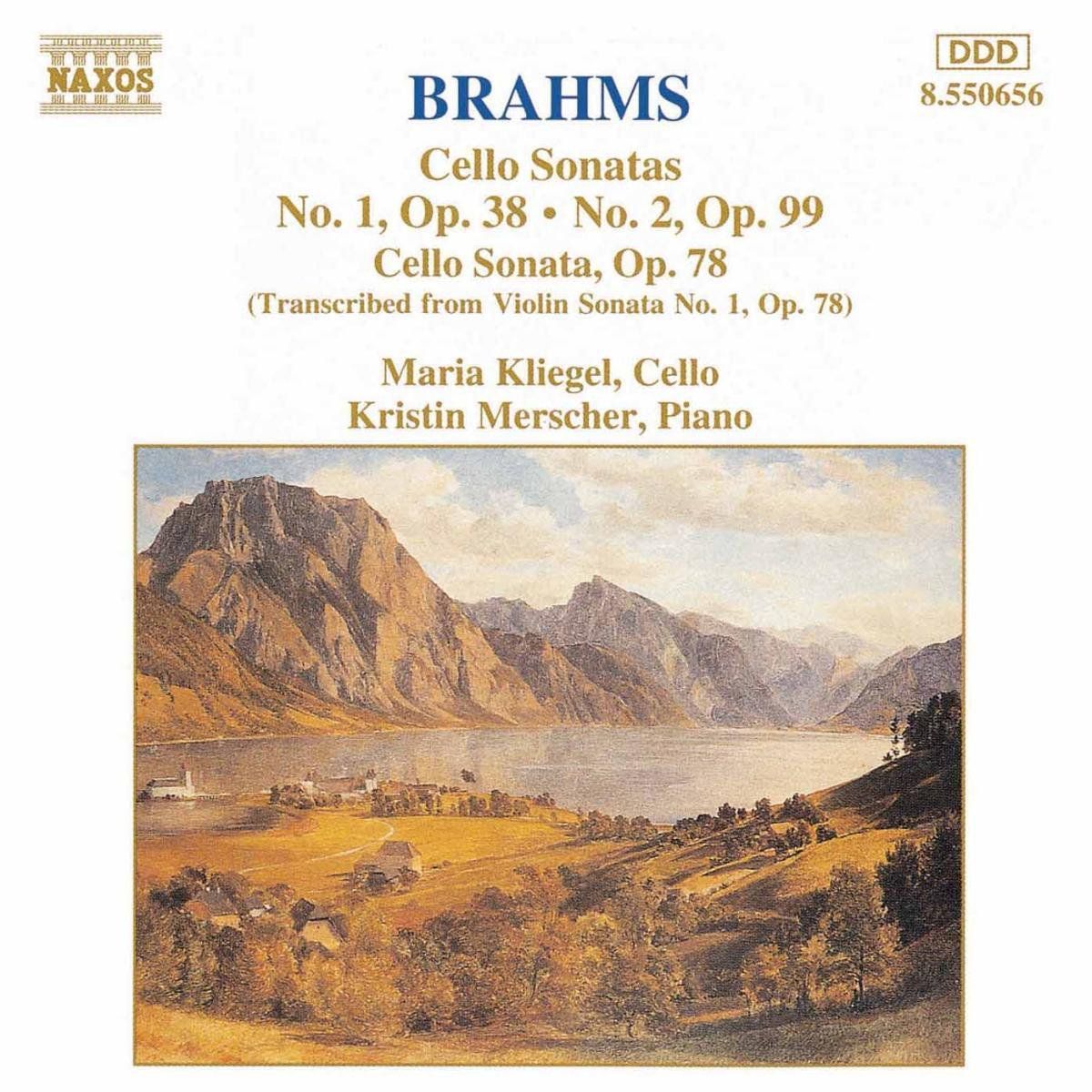 OUTHERE Johannes Brahms: Sonate per Violoncello e Piano Nr 1 Opus 38 Nr 2 Opus 99 - CD