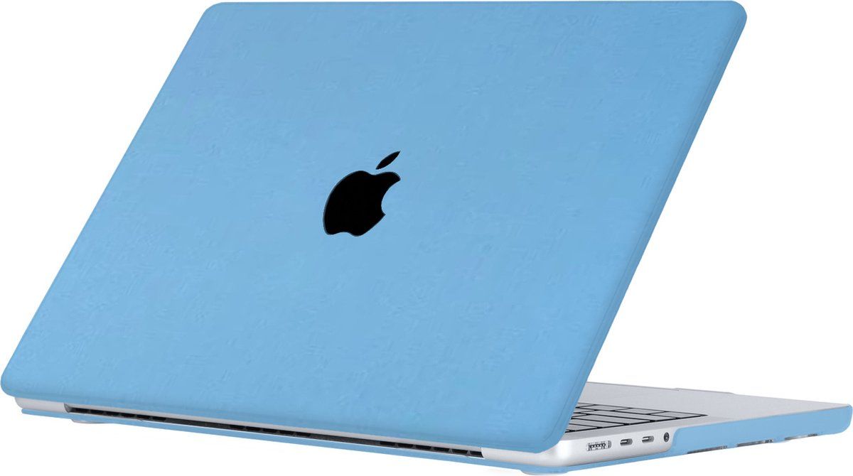 Lunso - Cover hoes - MacBook Pro 16 inch (2021) - Sand Light Blue - Kunststof