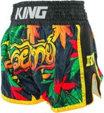 king Pro Boxing King Muay Thai Shorts Kickboks Broek KPB Weed - M