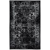 Safavieh Adirondack Collectie Zwart en Ivoor Laagpolig Tapijt (91 x 152 cm)