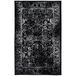 Safavieh Adirondack Collectie Zwart en Ivoor Laagpolig Tapijt (91 x 152 cm)