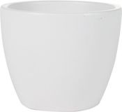 Ter Steege Bloempot - wit - glans - Scandinavisch - 15 x 12 cm