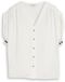 Tom Tailor Blouse met V-hals - Maat 40 - Whisper White