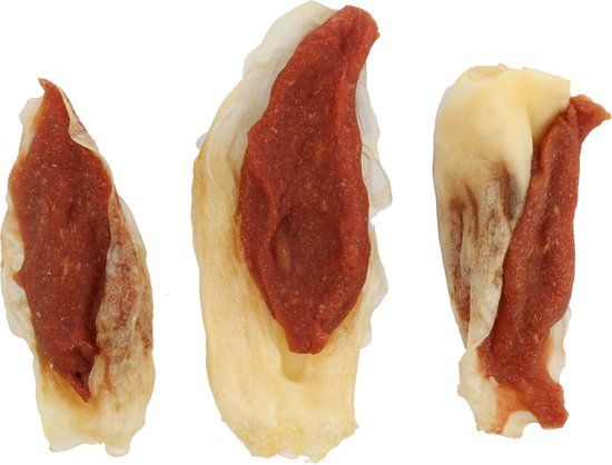 Flamingo Hapki - Snack Honden - Hapki Rabbit Ear Wrapped With Duck 85gr
