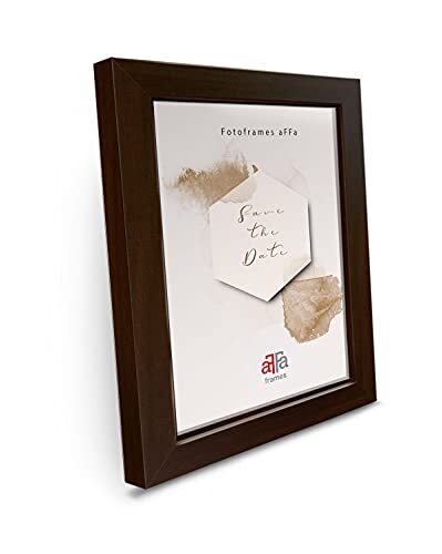 aFFa frames aFFa-frames, Hekla, MDF fotolijst, onderhoudsvriendelijk, rechthoekig, met acrylglas front, wengé, A4, 21x29.7cm