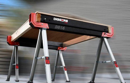 Diggers Tools DIG821 Zaagbok 500 kg met vaste poten