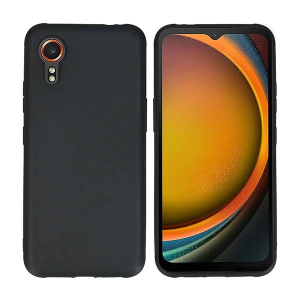 Accezz Hoesje Geschikt voor Samsung Galaxy Xcover 7 Hoesje Siliconen - Accezz Color Backcover b2b - Zwart