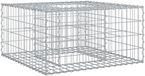 vidaXL Gabion verhoogd bed 80 x 80 x 40 cm gegalvaniseerd staal zilver