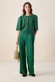 Sissy-Boy Groene high waist wide leg broek