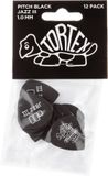 Dunlop Jim Dunlop Tortex Standard Jazz III Plectrums - 1.00 mm - Player's Pack (12 stuks)