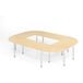 Hammerbacher Ensemble de tables de conférence série K - 320x240 cm