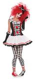 Amscan Kostuum Harlequin Honey Polyester Wit Maat L 4-delig
