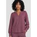 Geisha top met print - paars