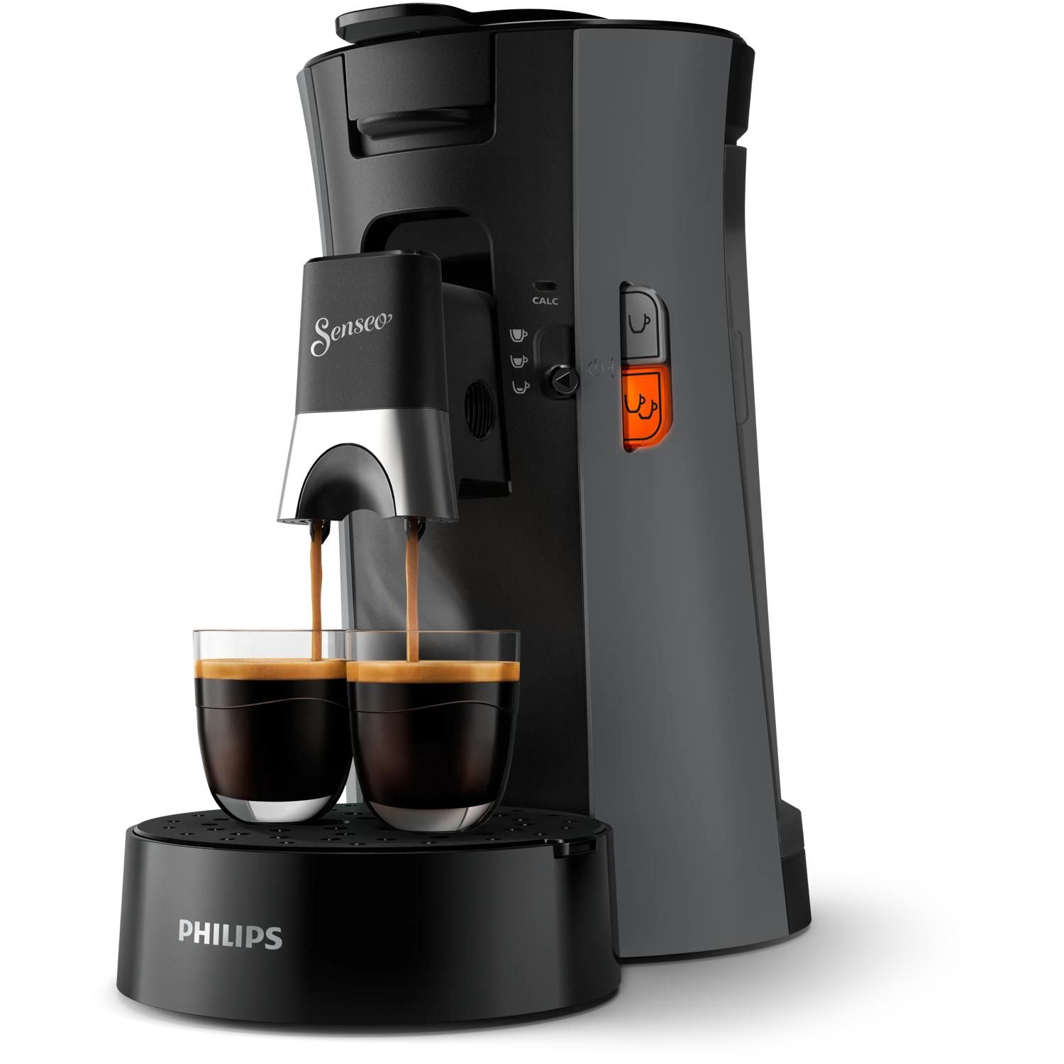 Senseo Philips Senseo Select CSA230/50 - Koffiepadmachine - Zwart/Grijs