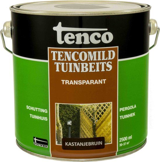 Tenco Tencomild Transparant Kastanjebruin - Tuinbeits - 2,5 Liter