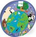 SCRATCH Puzzel Contour - Monde - 45 Pièces - 4 Ans