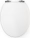 GELCO DESIGN Toiletbril, Magnetische automatische sluiting, Wit, MDF