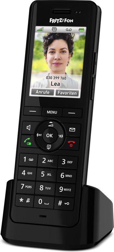 FRITZ!Fon X6 DECT-telefoon - Zwart