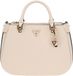 GUESS Fedora Shoulder Satchel Bone Lichtgrijs