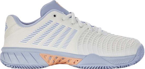 K-Swiss Express Light 3 HB tennisschoenen wit/lichtblauw/lichtoranje