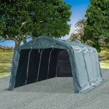 vidaXL - Veetent - PVC - Donkergroen - 3,3 x 6,4 m
