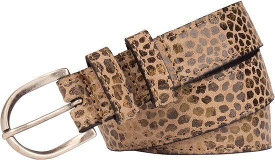 Legend Dames - Leren riem - Taupe - 95cm