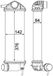MAHLE CI 477 000P refroidisseur d'air