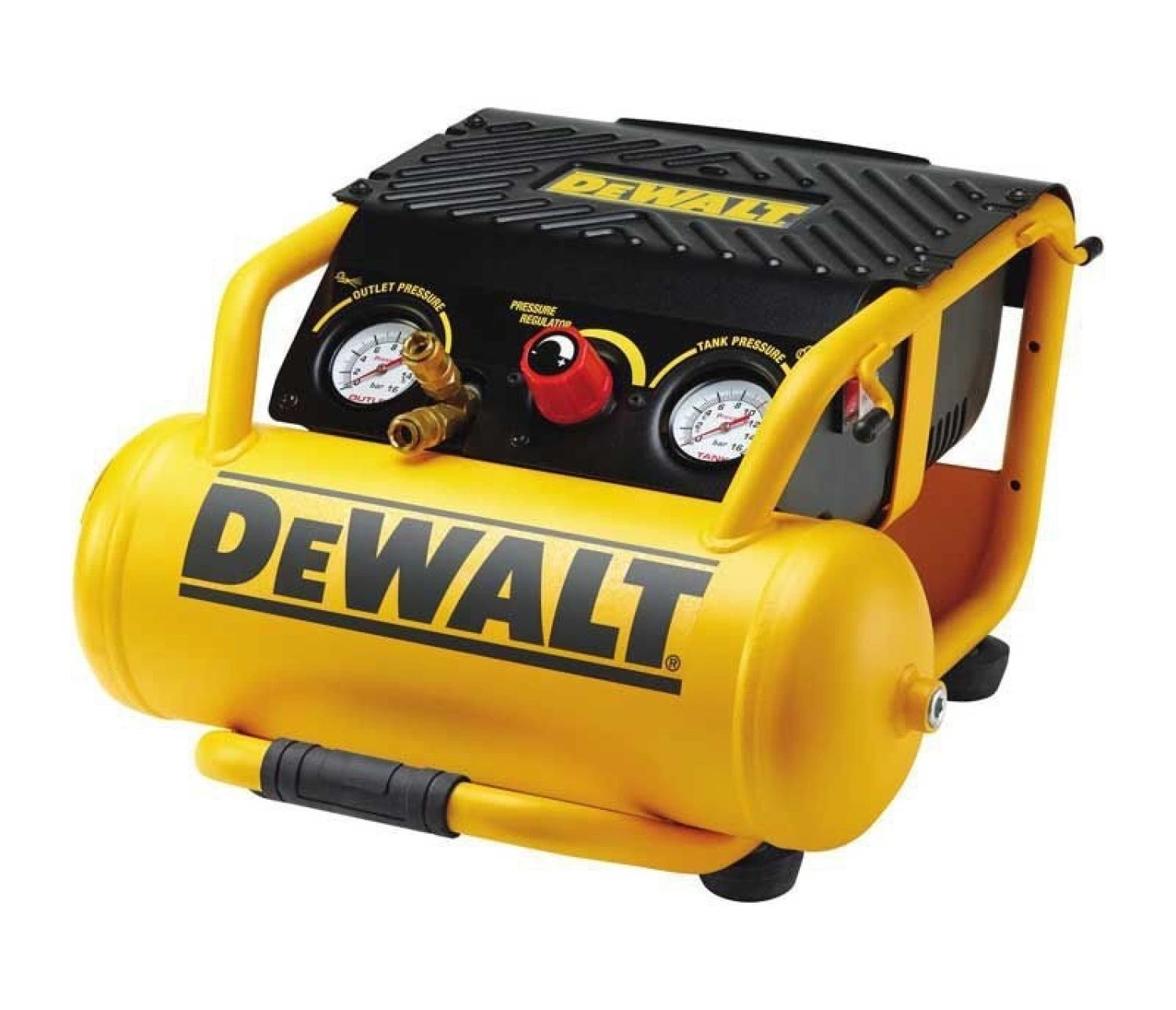 DeWALT DPC10RC Compressor 10L + 10m Slang - Olievrij - Draagbaar