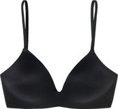 Schiesser Invisible Soft BH - Zonder Beugels - Voorgevormde Cup - Dames - Zwart - 75B
