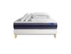 Actisom Sommier kit matelas Latex et mémoire de forme 180x200 blanc
