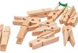 Mini Pince à linge en bois naturel Set van 600 Stuks