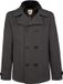 Petrol Industries Manteau caban en laine pour homme millstation Noir Taille L