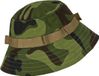 Widmann - Leger & Oorlog Kostuum - Camouflage Hoed Special Forces - Groen