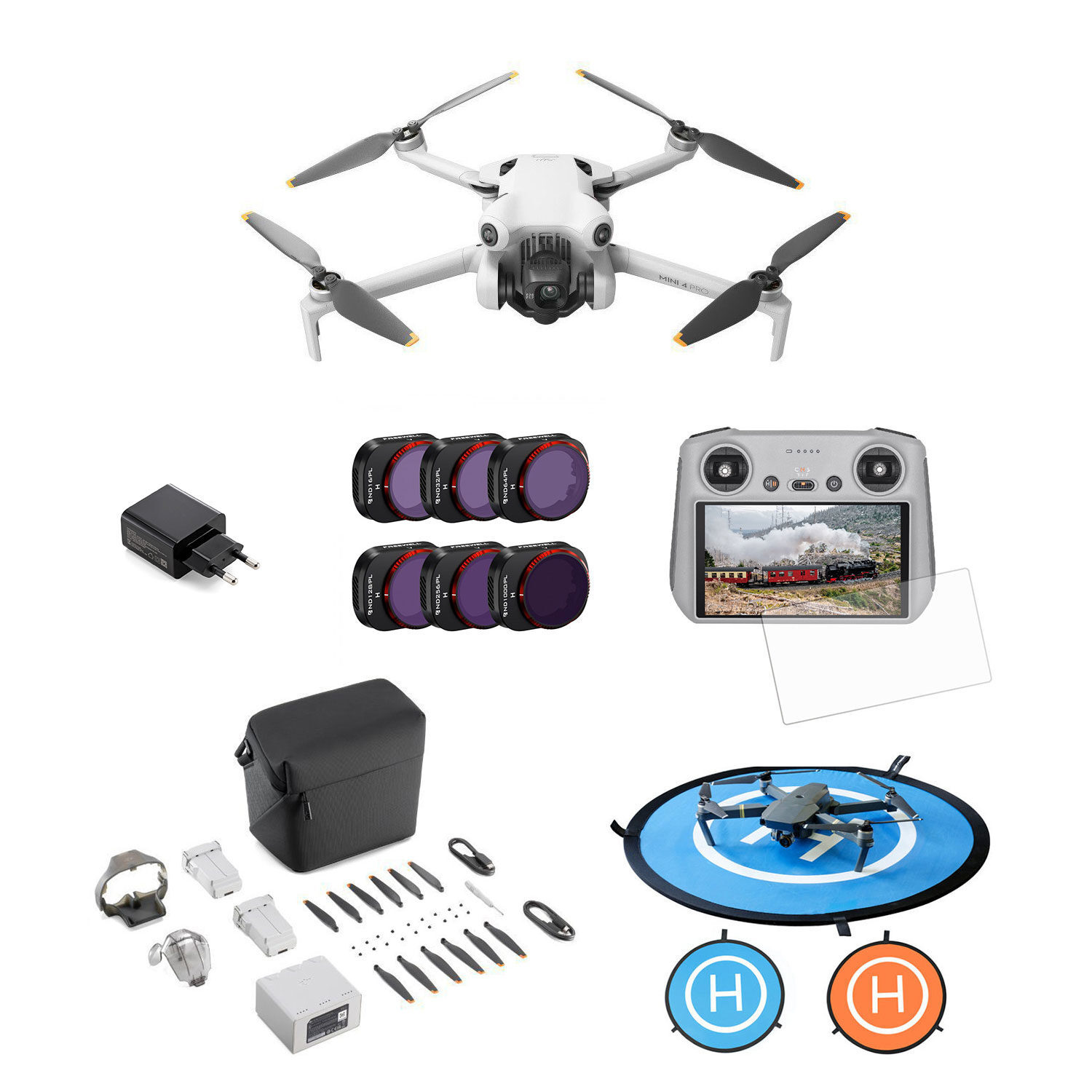 DJI DJI Mini 4 Pro drone Fly More Combo (met Smart Remote Controller) [Ultimate Starter Kit]