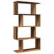 vidaXL Bibliothèque paravent 4 étagères 70x24x129 cm Bois Naturel Bois