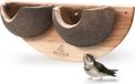 Wildtier Liebe - Dubbele Huiszwaluw nestkast voor Zwaluwen - Natuurlijk Hout - 42.5cm