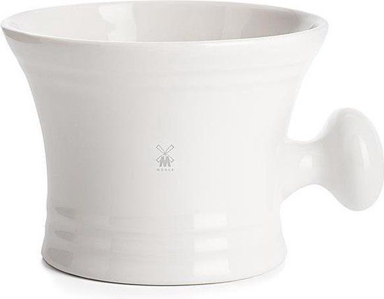 MÜHLE Scheermok - Porselein - Wit