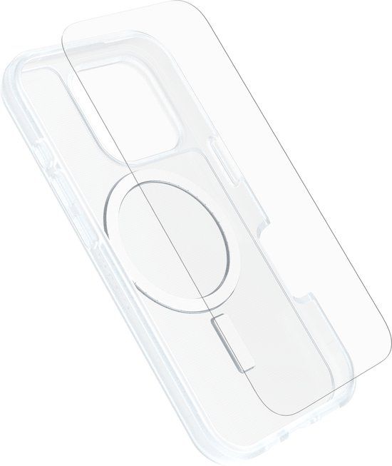 OtterBox React Mag + Glass iPhone 16 Pro Transparant
