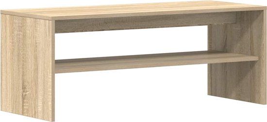 vidaXL Tv-meubel 100x40x40 cm bewerkt hout sonoma eikenkleurig