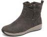 Jana Dames Enkellaars - 26497-231 Taupe - Wijdte H - Maat 38