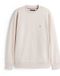 Tommy Hilfiger Heren Essential Sweater met Ronde Hals en Lange Mouw - Beige - Maat M