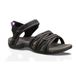 Teva Dames Tirra Leather W's Peeptoe Sandalen, Zwart Zwart Grijs 912, 38 EU